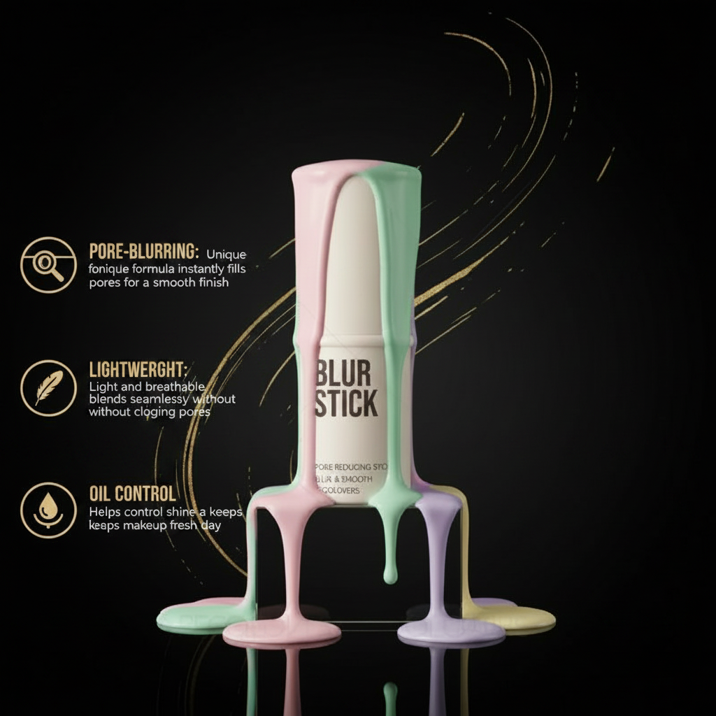 Blur Stick Ice Cream Drip - Clean with Info